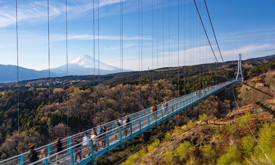 پل Mishima Skywalk یک مکان دیدنی جذاب در تور ژاپن پارسوآ